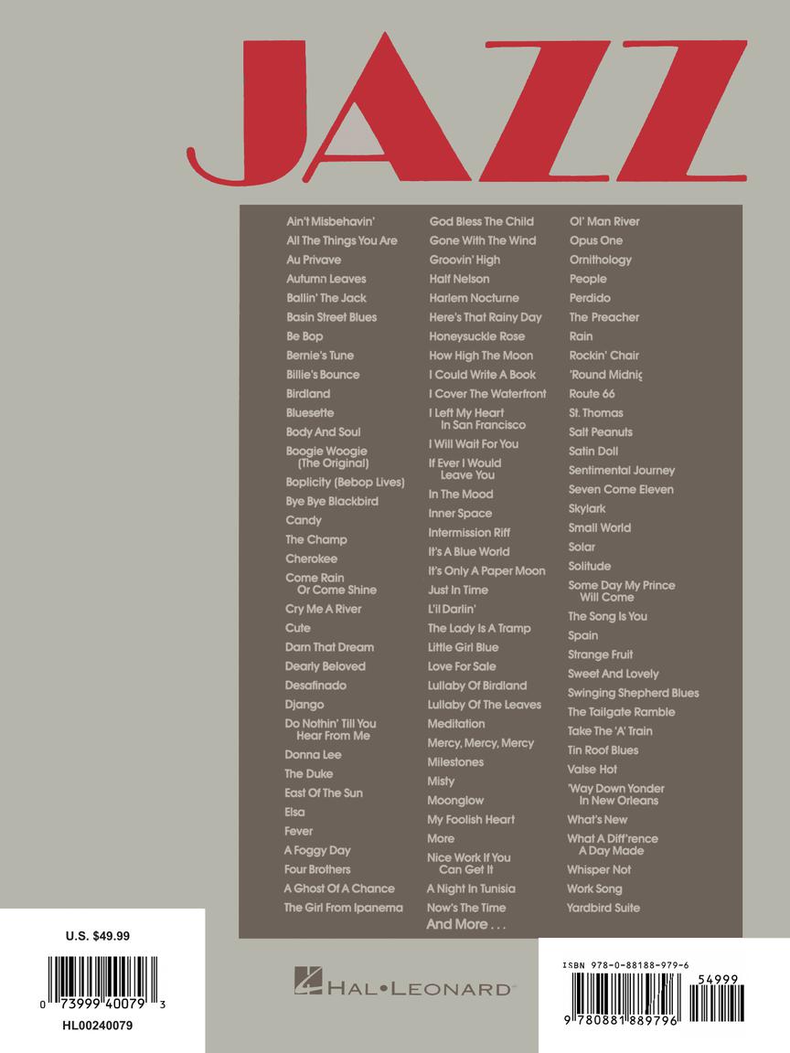 Ultimate Jazz Fake Book C Edition