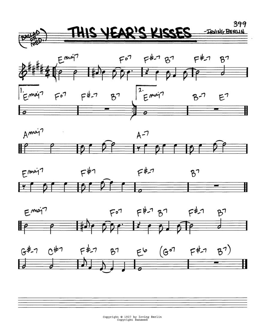 Real Book - (2.12): Real Book, The - Volume 2, E-flat