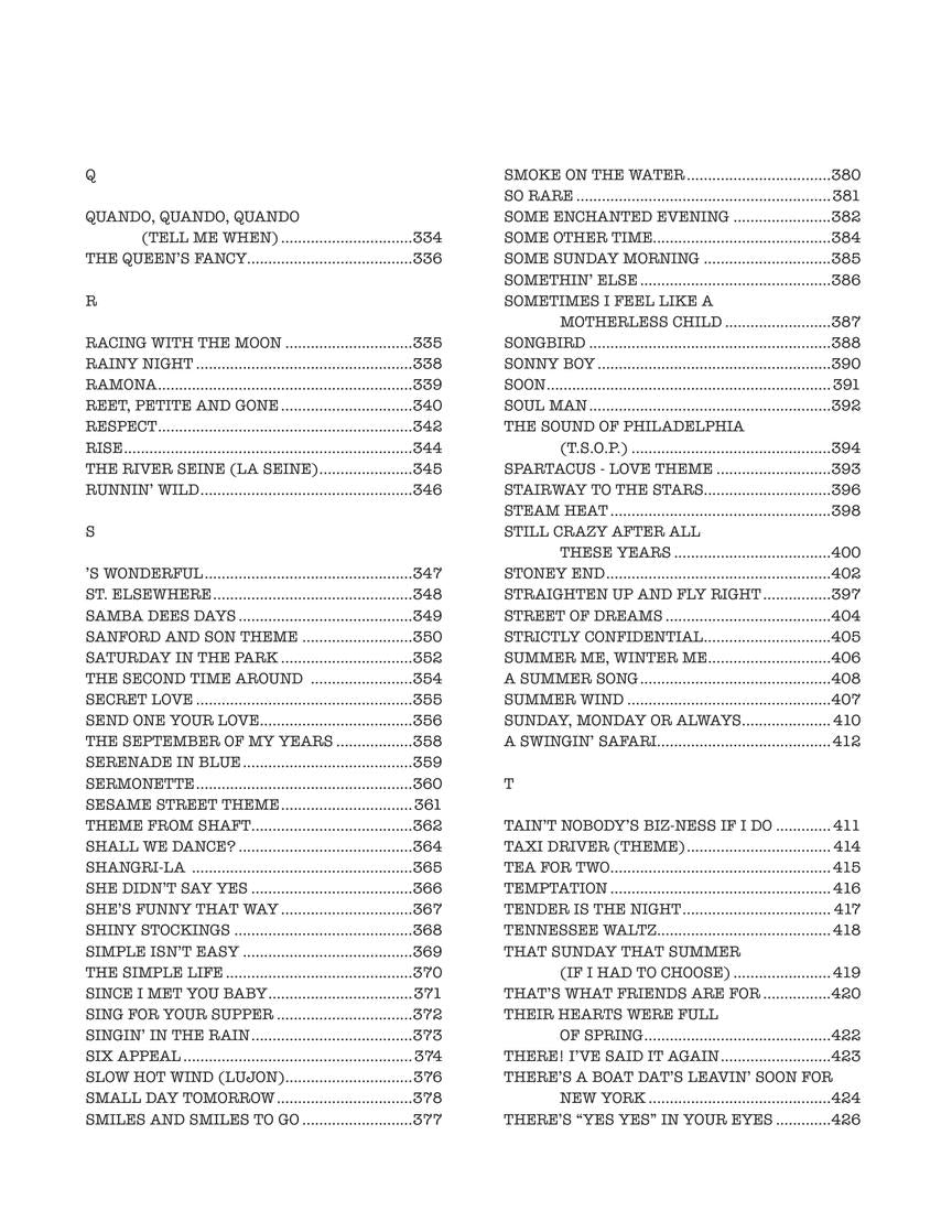 Real Book - (5.51): Real Book, The - Volume 6, C Edition