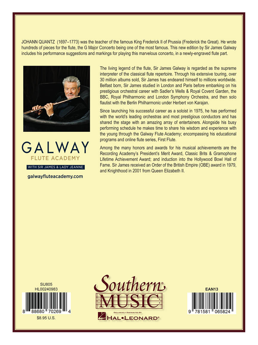 Quantz Concerto in G Major for Flute and Piano