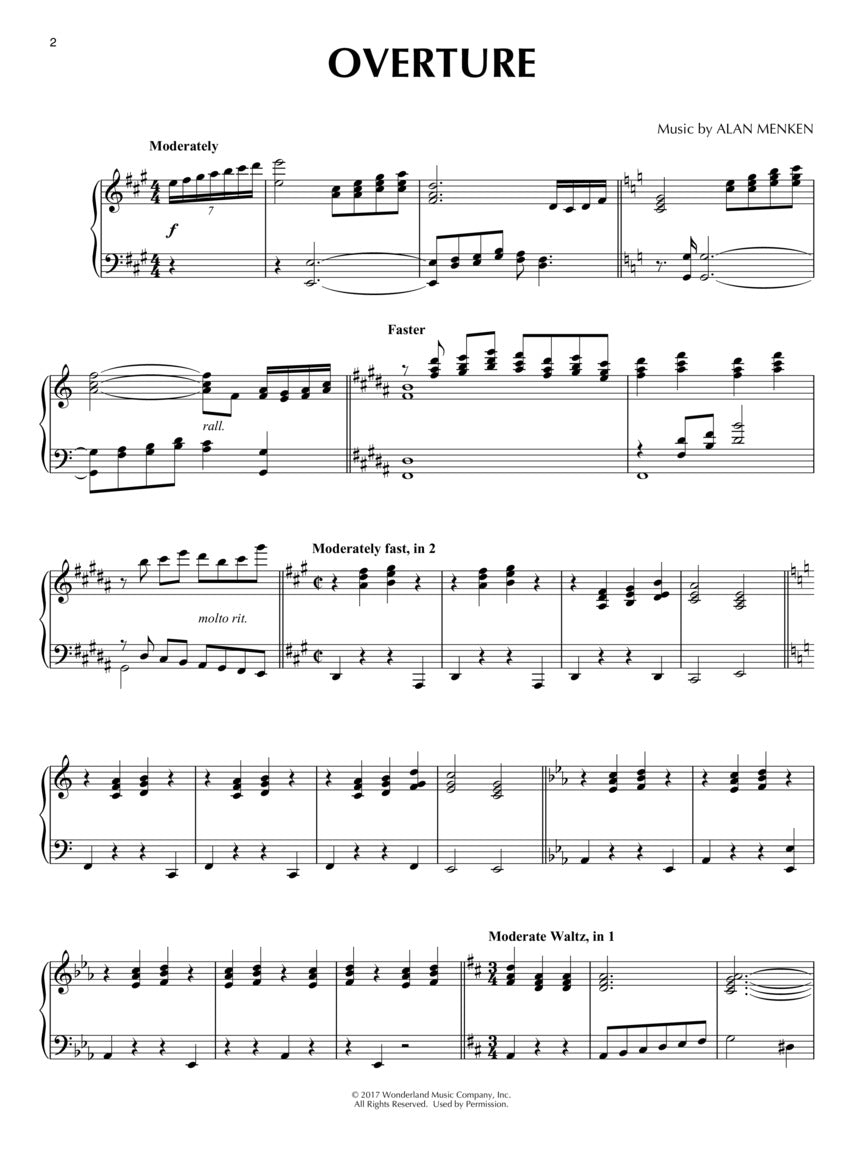 Beauty and the Beast, 2017 Edition - Piano Solo