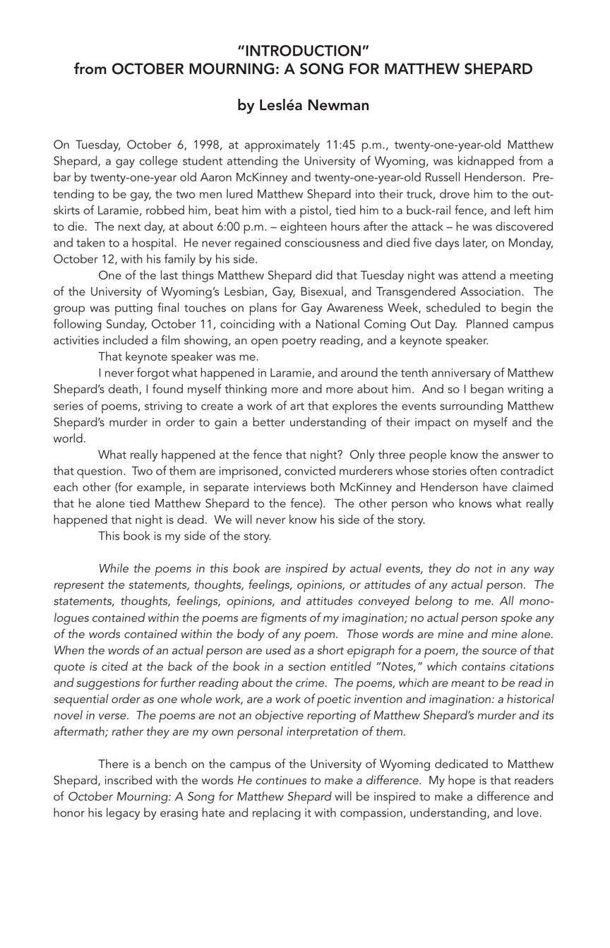 Johnson: Considering Matthew Shepard Vocal Score