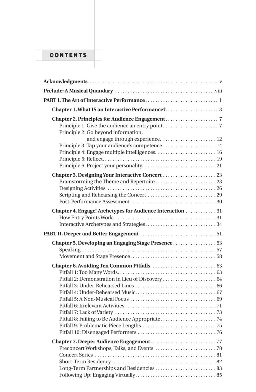 Engaging the Concert Audience