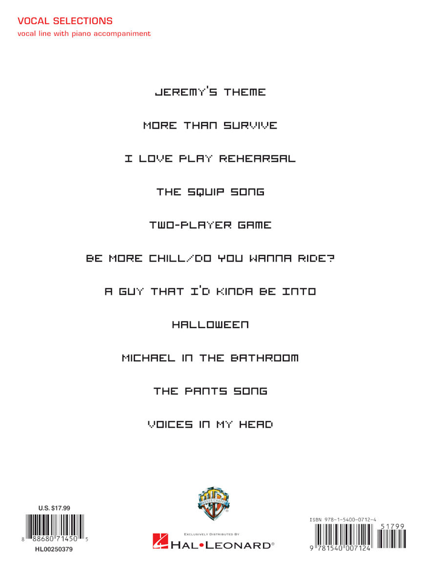 Be More Chill - Piano/Vocal Selections