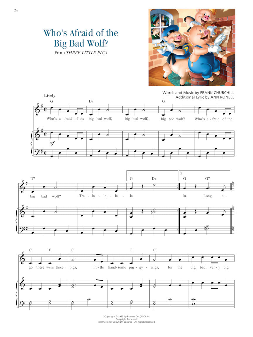 Illustrated Treasury of Disney Songs, The