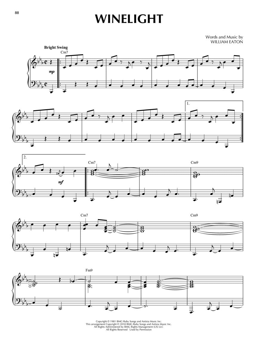 Jazz Fusion - Jazz Piano Solos, Vol. 54