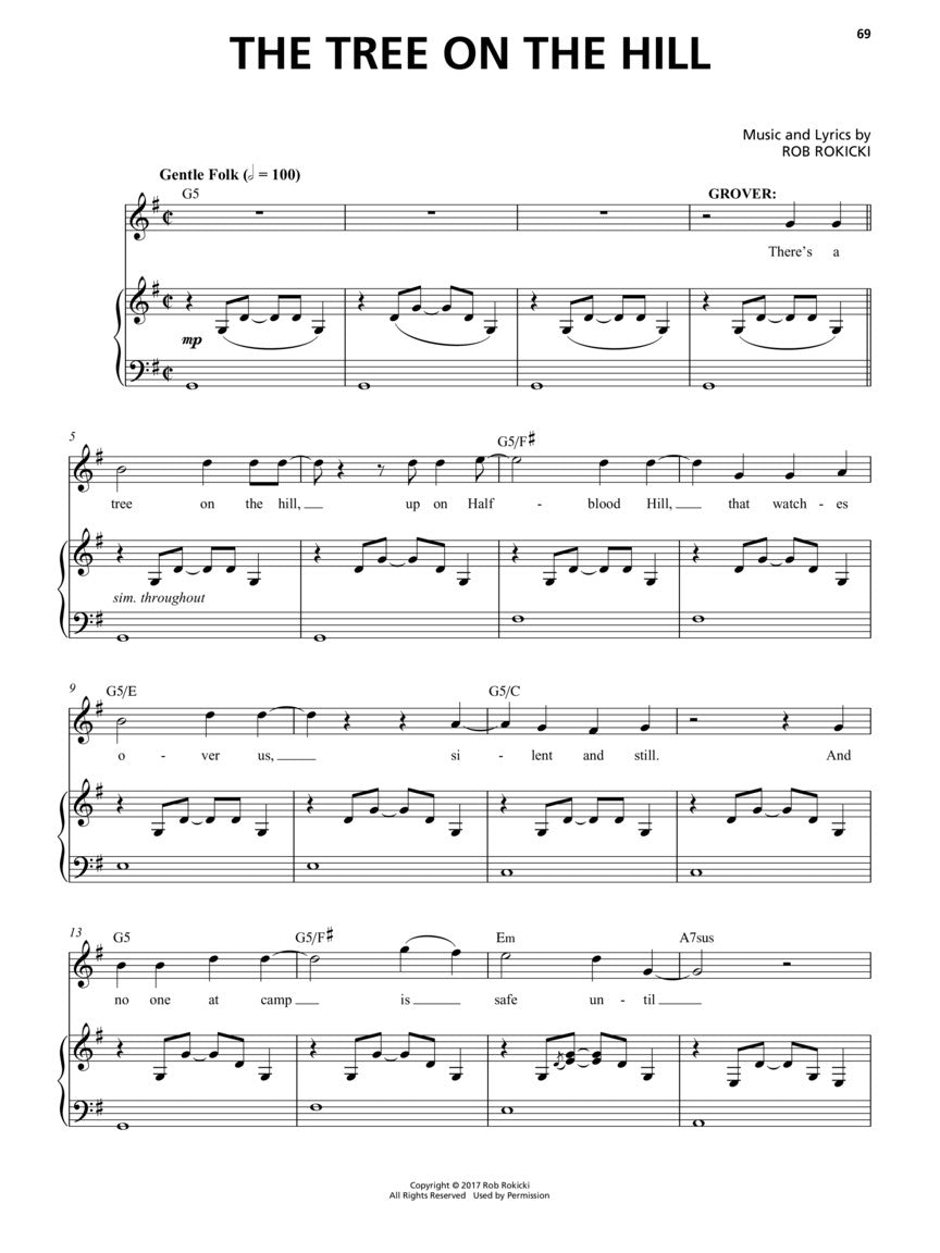 The Lightning Thief Vocal Selections