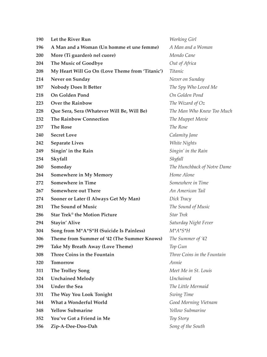Big Book of Movie Music, The - 3rd Edition