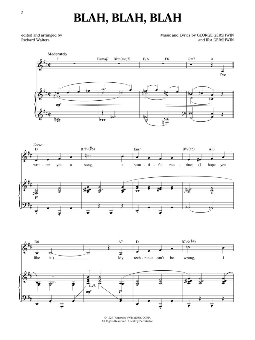 Gershwin: Singer's Anthology of Gershwin Songs - Mezzo Soprano/Belter