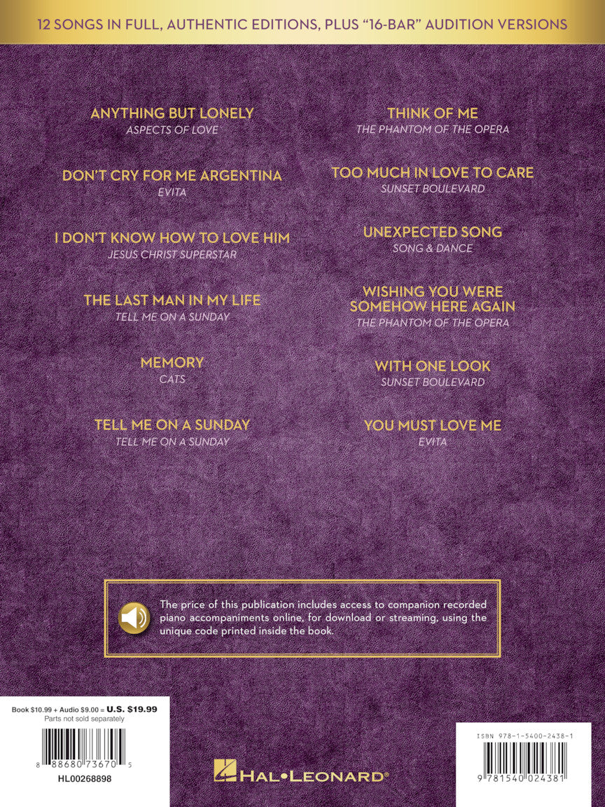 Lloyd Webber, Andrew - Theatre Songs