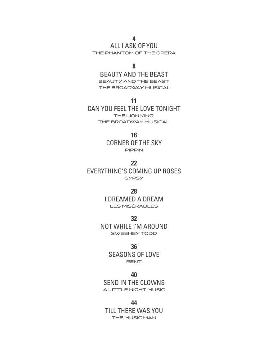 Broadway Classics for Piano Solo