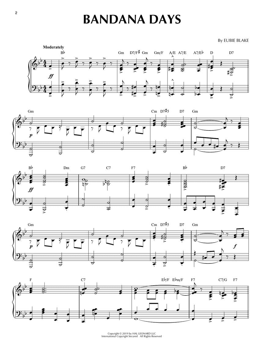 Ragtime - Jazz Piano Solos Series Vol. 55