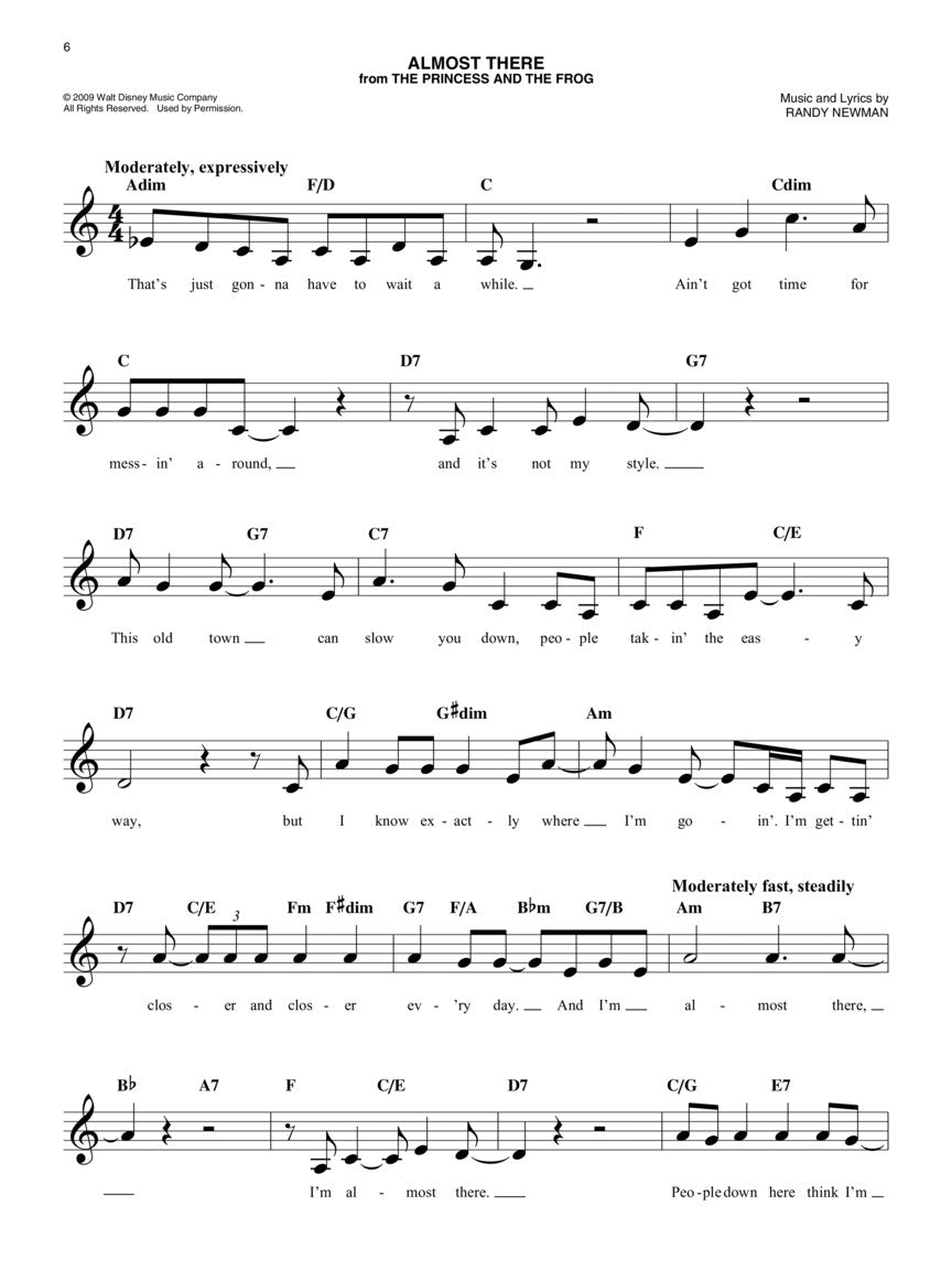 Easy Disney Fake Book