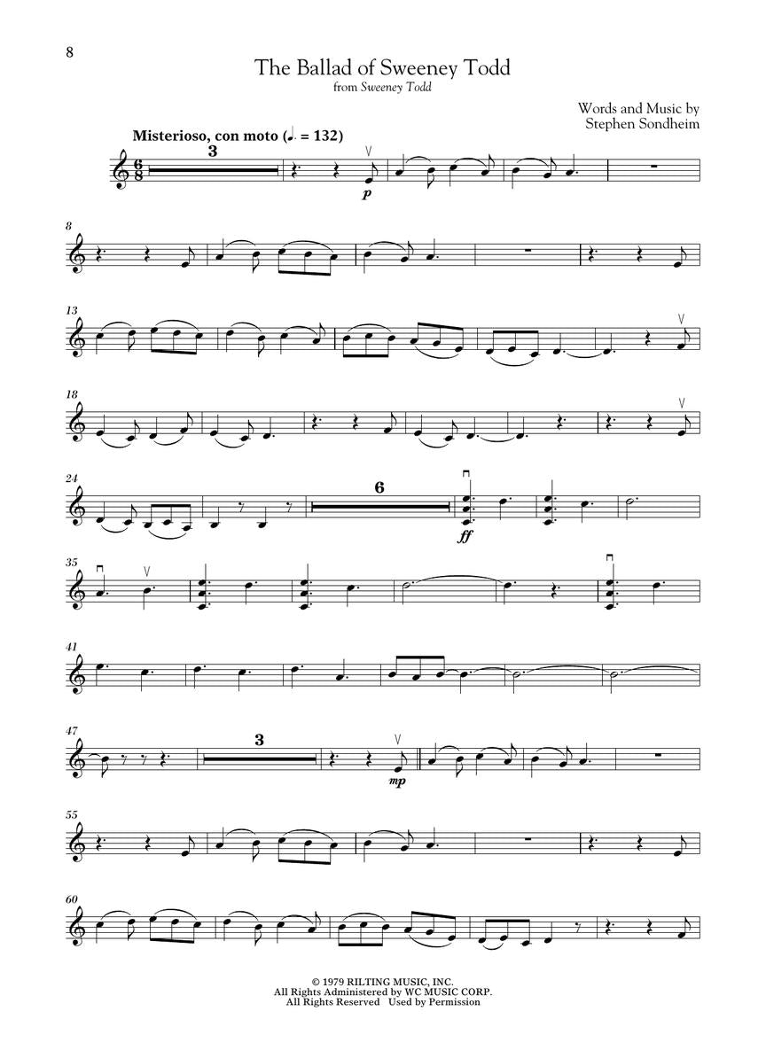 Sondheim, Stephen - For Classical Players