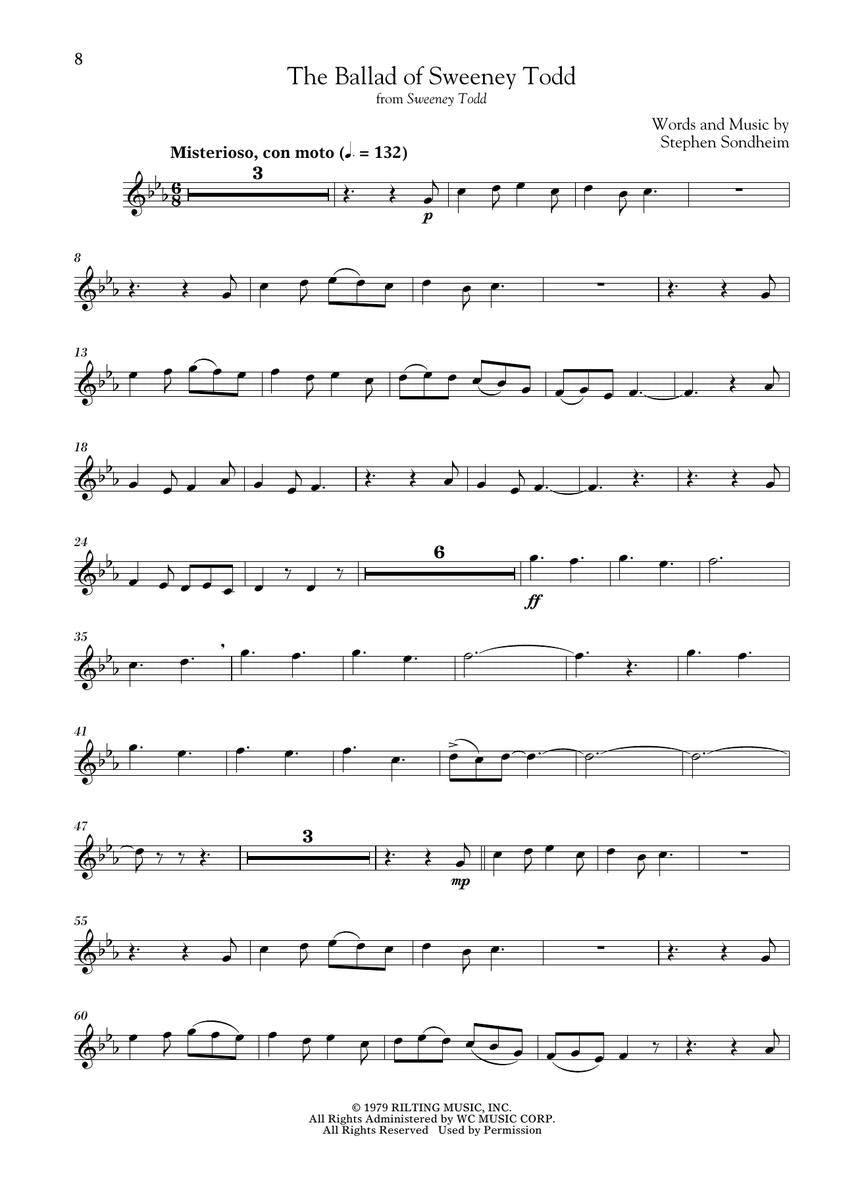 Sondheim, Stephen - For Classical Players