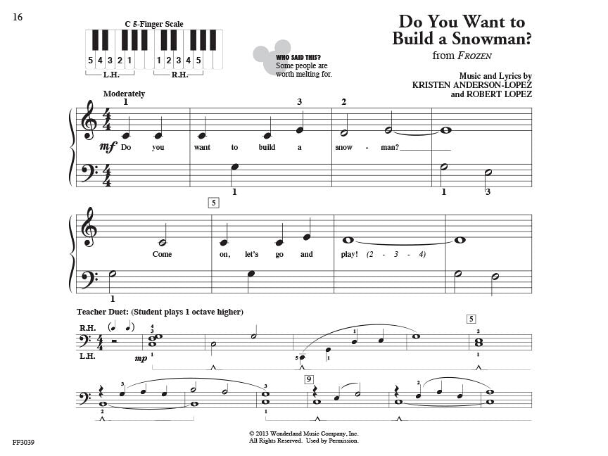 Faber PreTime Piano Disney Primer Level