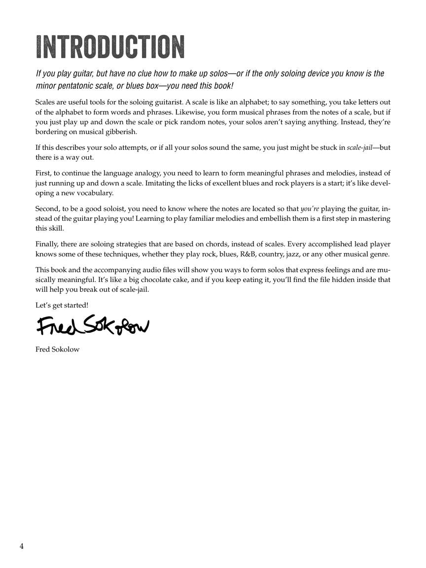 Sokolow Get Out of Scale-Jail for Guitar