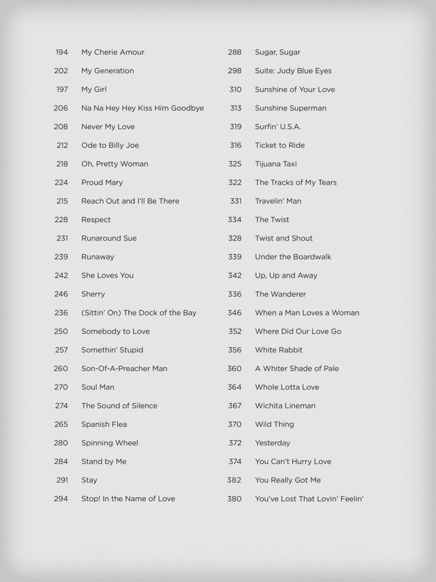 Songs of the 1960s - New Decade Series Easy Piano