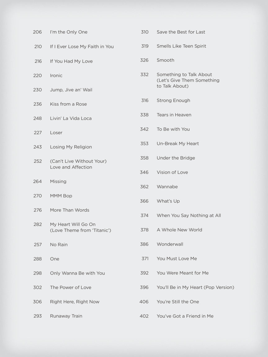 Songs of the 1990s - New Decade Series