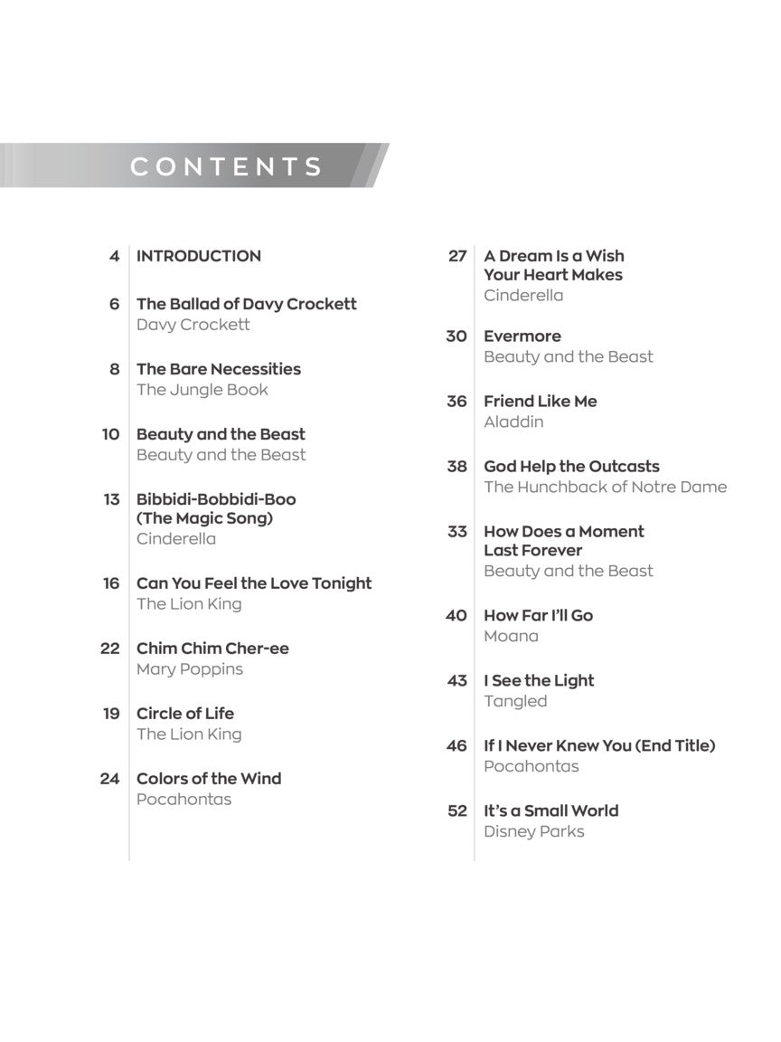 Disney Favorites - Instant Piano Songs