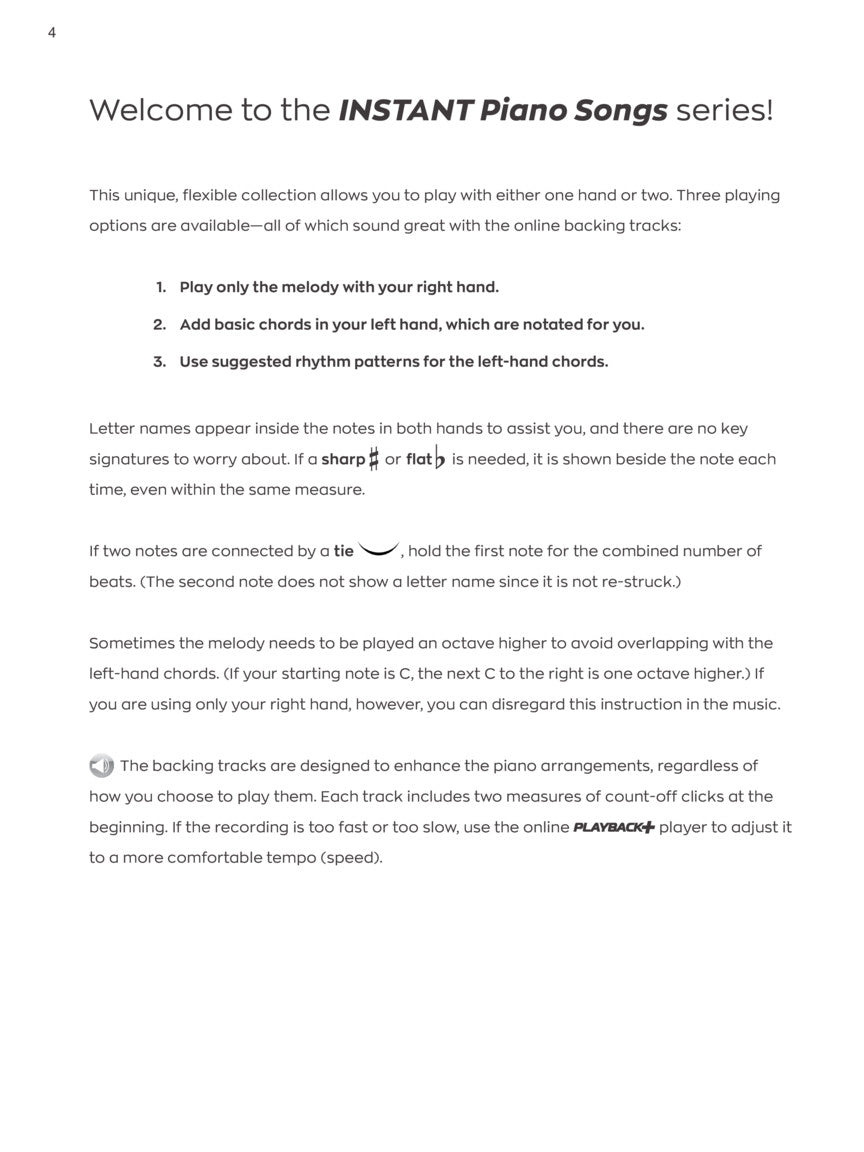 Disney Favorites - Instant Piano Songs