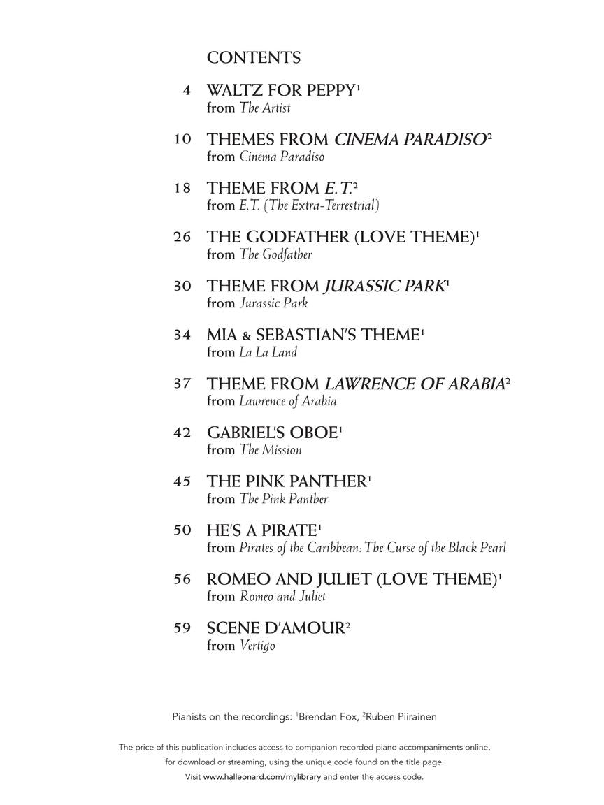 Movie Themes for Classical Players