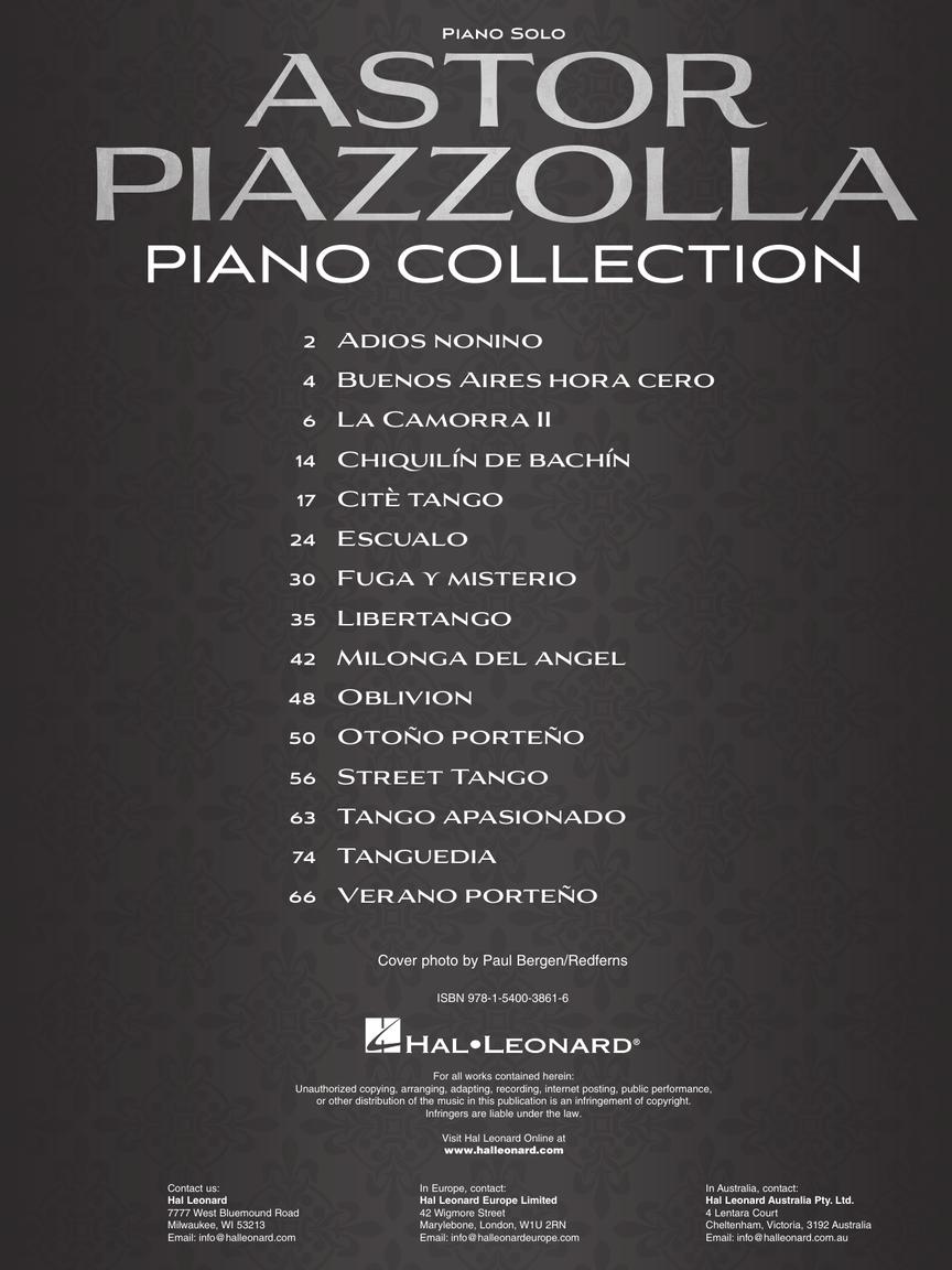 Piazzolla Piano Collection