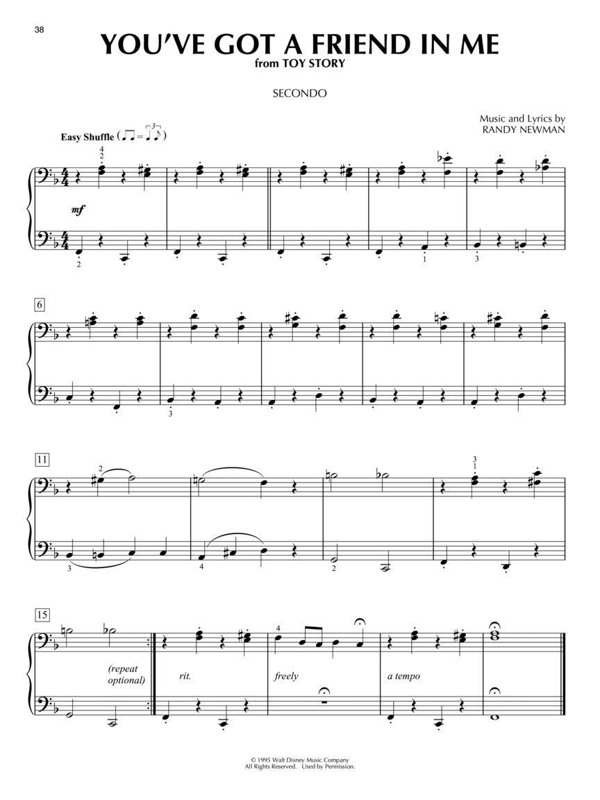 Favorite Disney Songs for Piano Duet