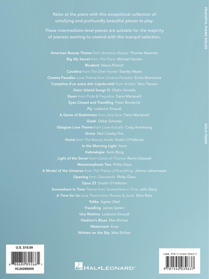 Peaceful Piano Solos