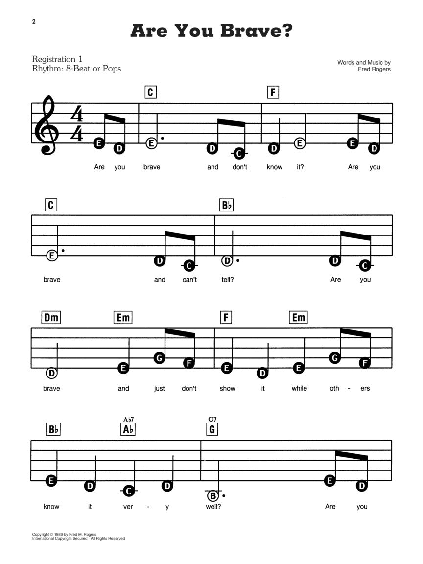 Mister Rogers Songbook - E-Z Play Today Vol. 260