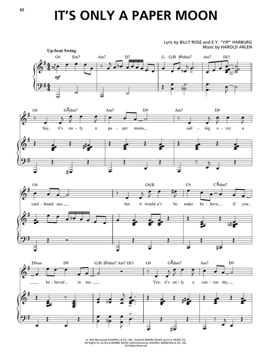 Classic Standards Singer's Jazz Anthology – High Voice