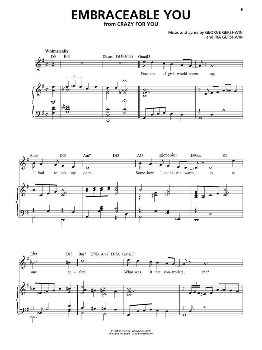 Gershwin: Singer's Jazz Anthology - High Voice