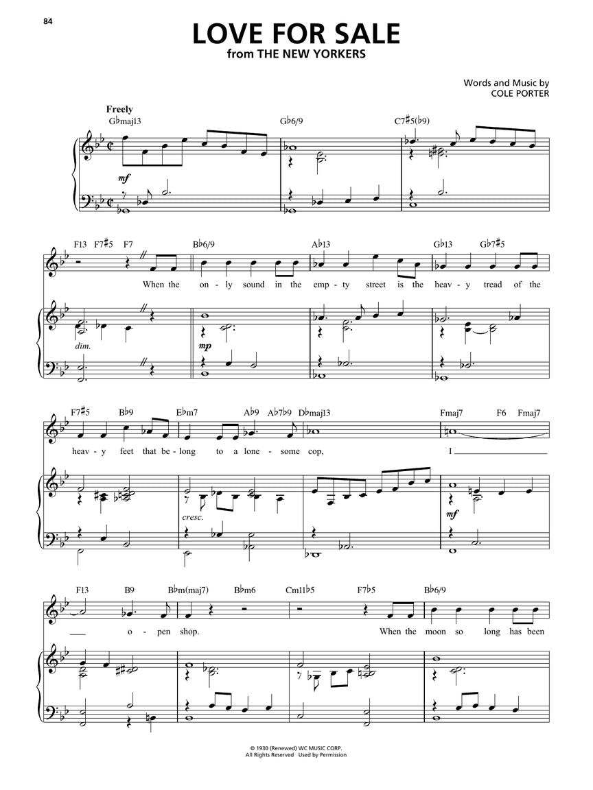 Porter, Cole - Singer's Jazz Anthology - High Voice