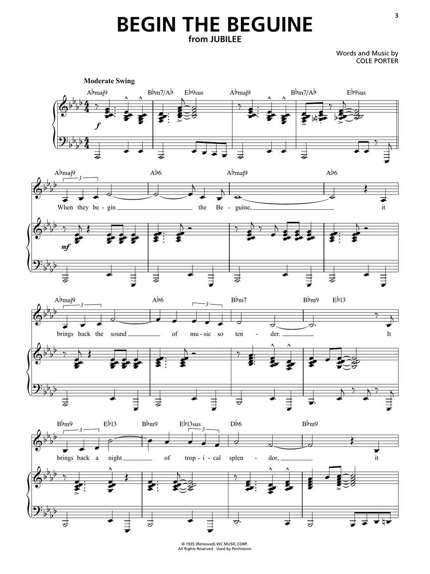 Porter, Cole - Singer's Jazz Anthology - Low Voice