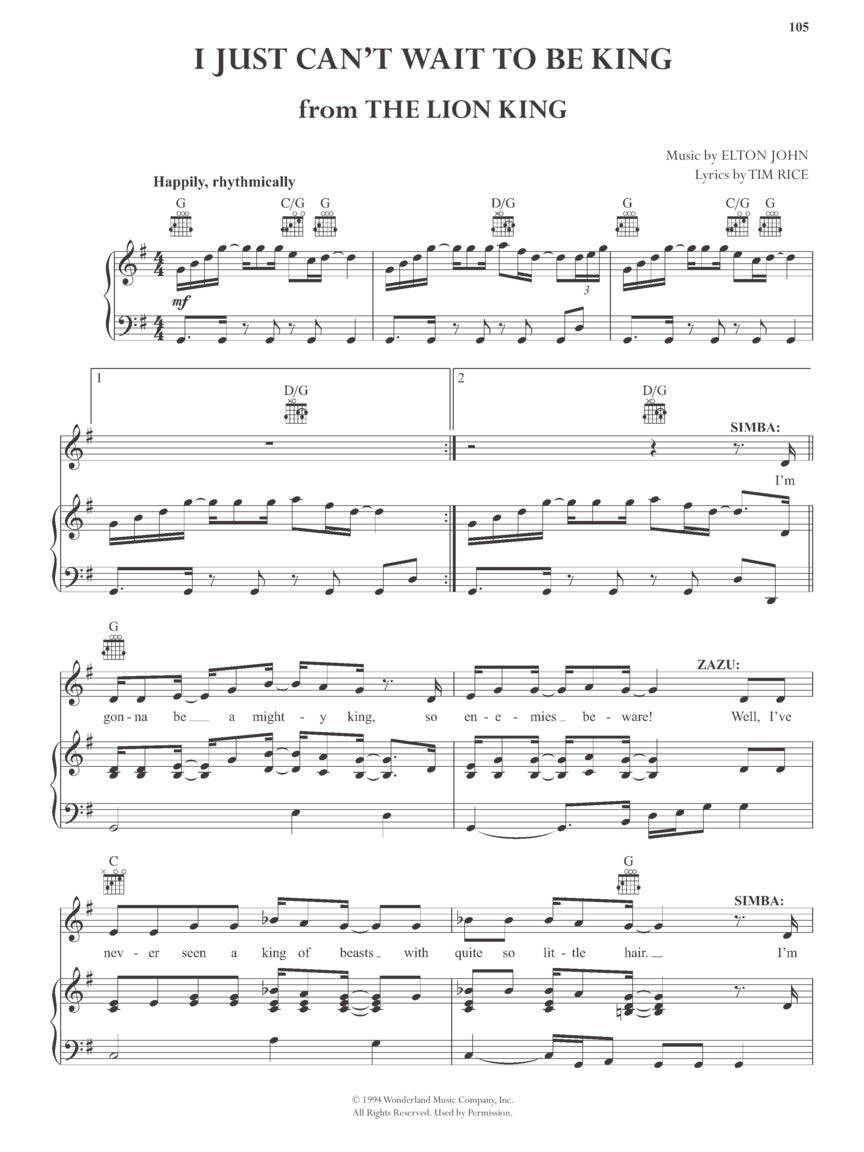 Library of Disney Songs, The