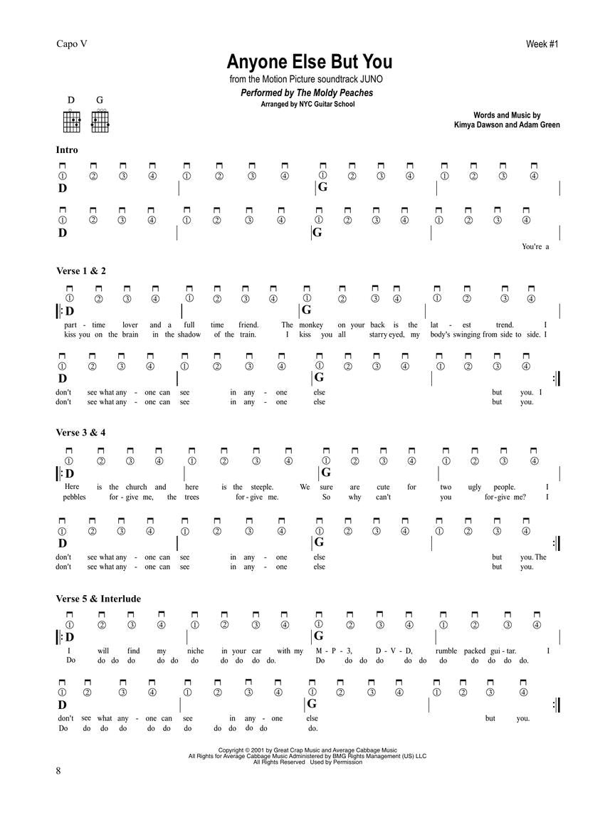 NYC Guitar School – Songs for Beginners