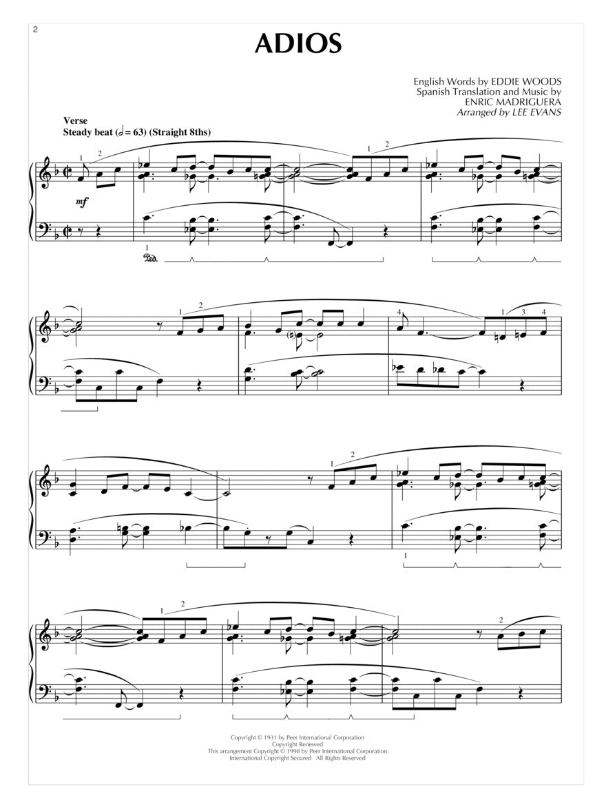 Famous Latin Hits - Lee Evans Arranges