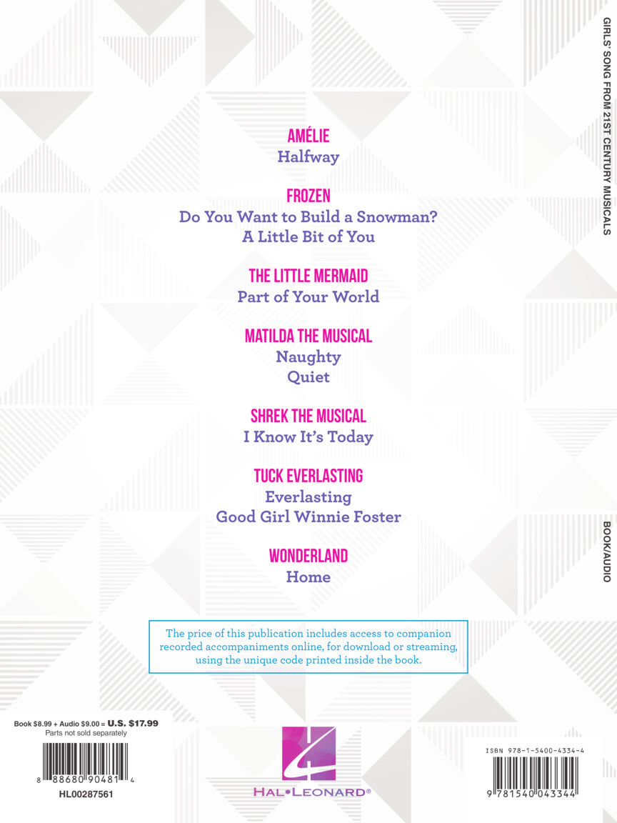 Girls' Songs from 21st Century Musicals