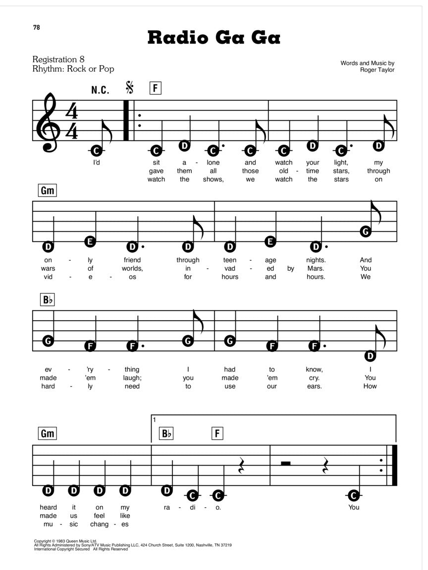 Bohemian Rhapsody - E-Z Play Today #41