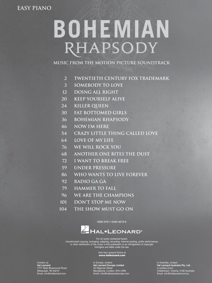 Bohemian Rhapsody Music from the Motion Picture Soundtrack