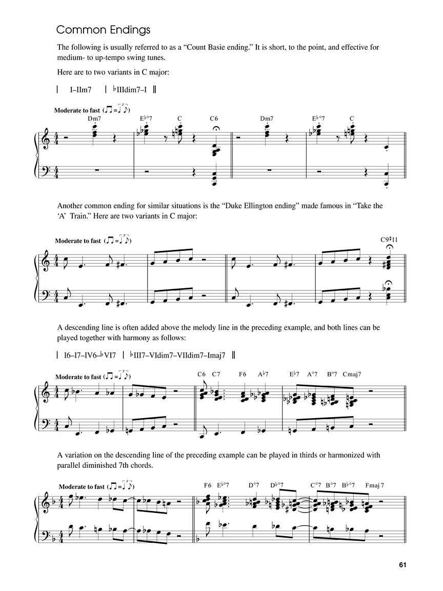 Intros, Endings & Turnarounds for Keyboard