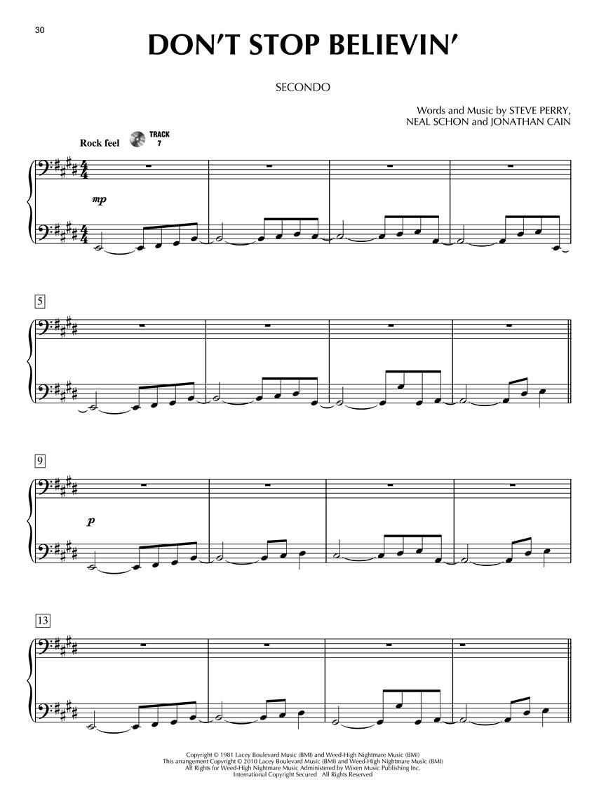 Glee - Piano Duet Play-Along Volume 42