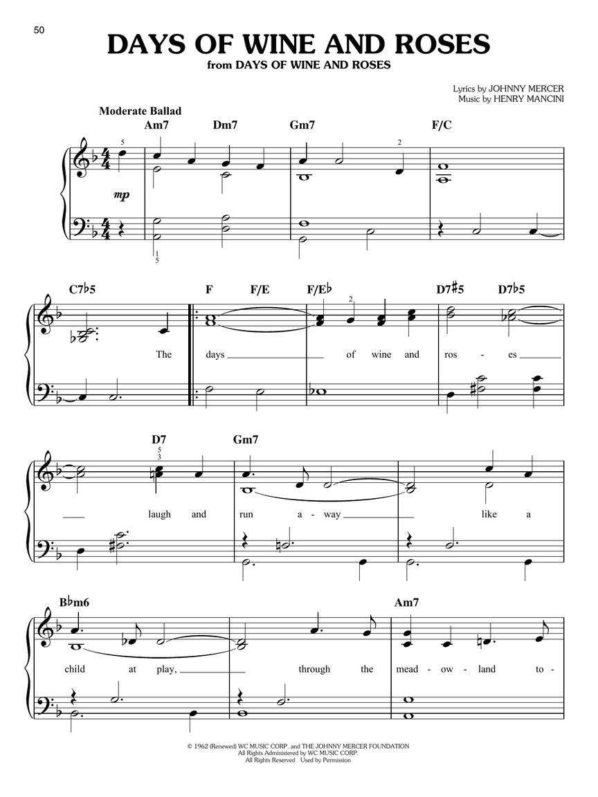 Best Movie Songs Ever - Easy Piano