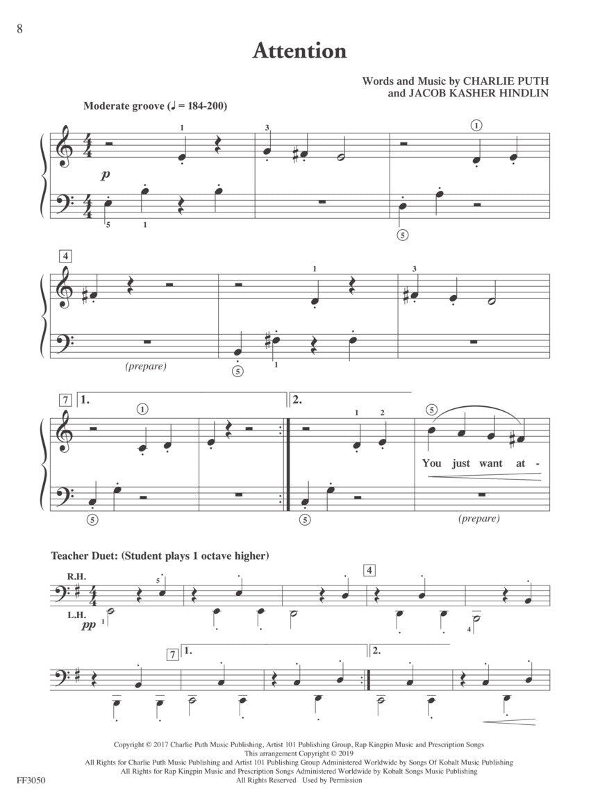 Faber Showtime Piano Hits Level 2A