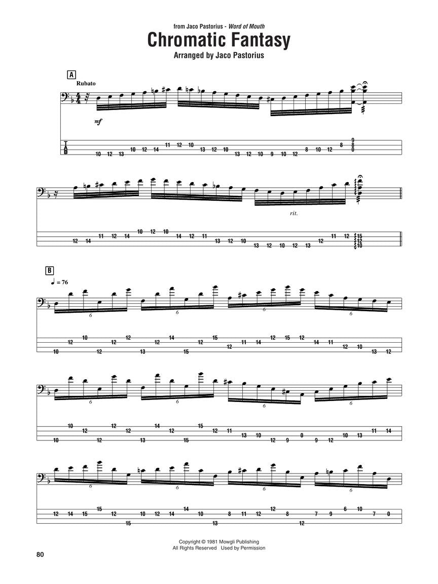 Jaco Pastorius Omnibook