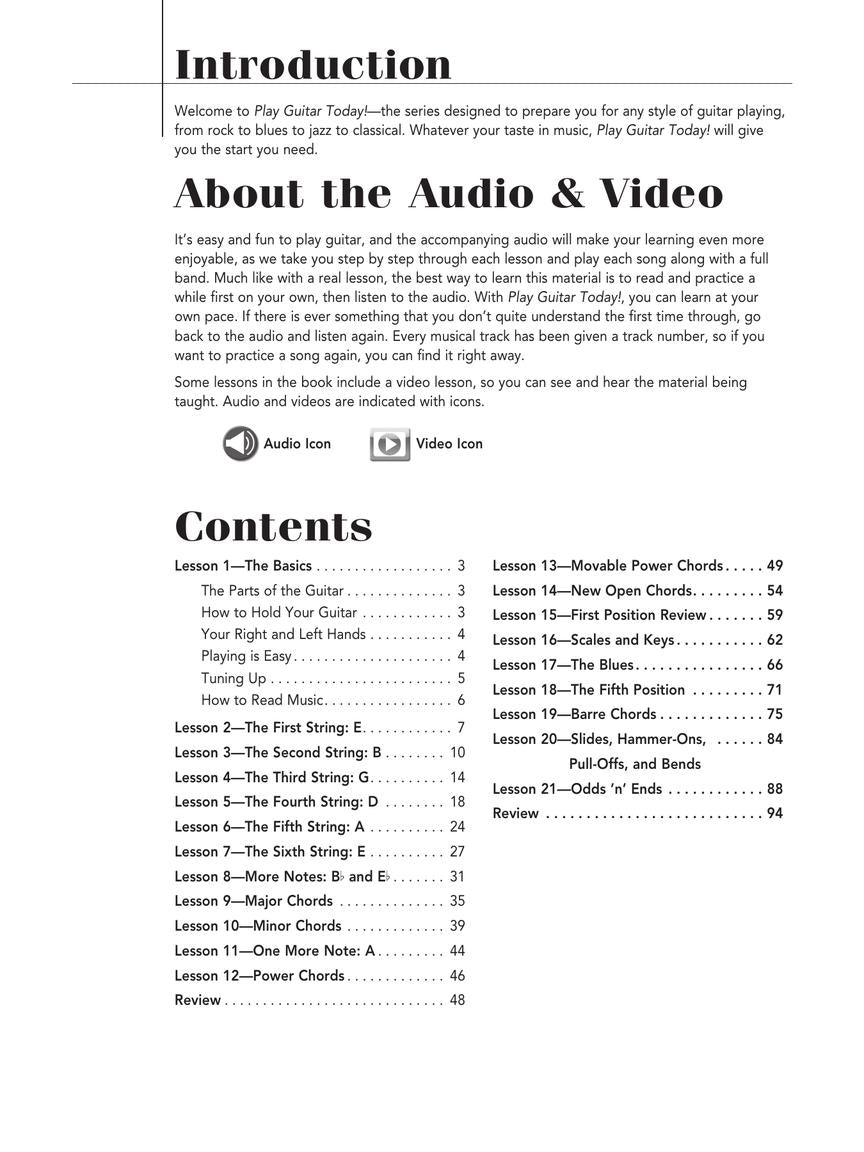 Play Guitar Today! All-in-One Beginner's Pack
