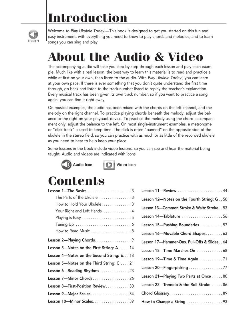 Play Ukulele Today! All-in-One Beginner's Pack