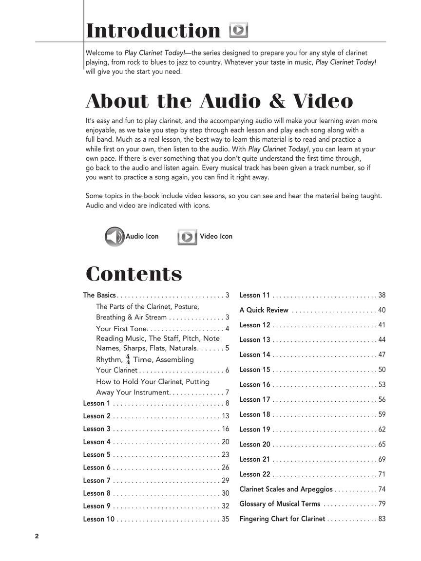 Play Clarinet Today! Beginner's Pack