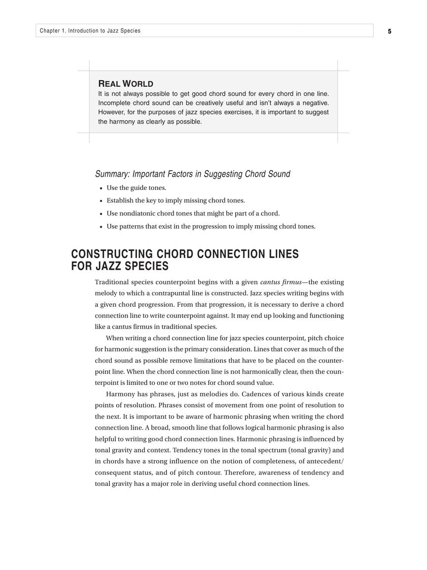 Counterpoint in Jazz Arranging