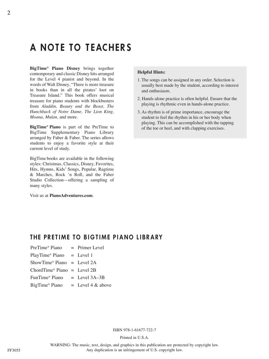 BigTime® Piano Disney Level 4